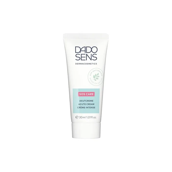 Dado Sens SOS Care Akutcreme 30ml Soothing Cream for Sensitive and Irritated Skin - Therapy Support for Perioral Dermatitis, Eczema, and Allergies
