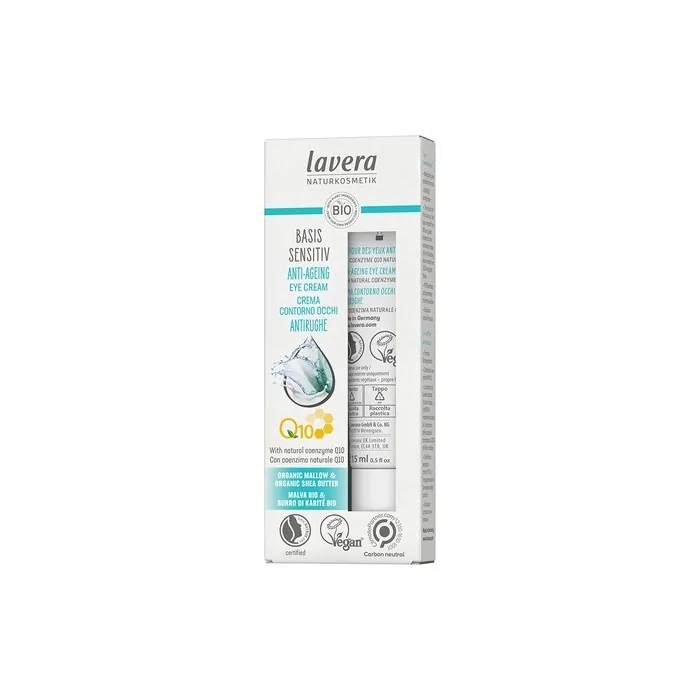 Lavera Anti-Ageing Eye Cream Q10 Reduces Signs of Premature Aging 15ml