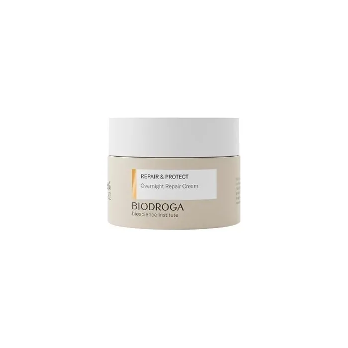 Biodroga Bioscience Institute Repair & Protect Overnight Repair Cream Night Cream 50ml - Anti-Age Moisturizer for Firm Skin, Line Reduction & Energy Boost with Black Forest Complex