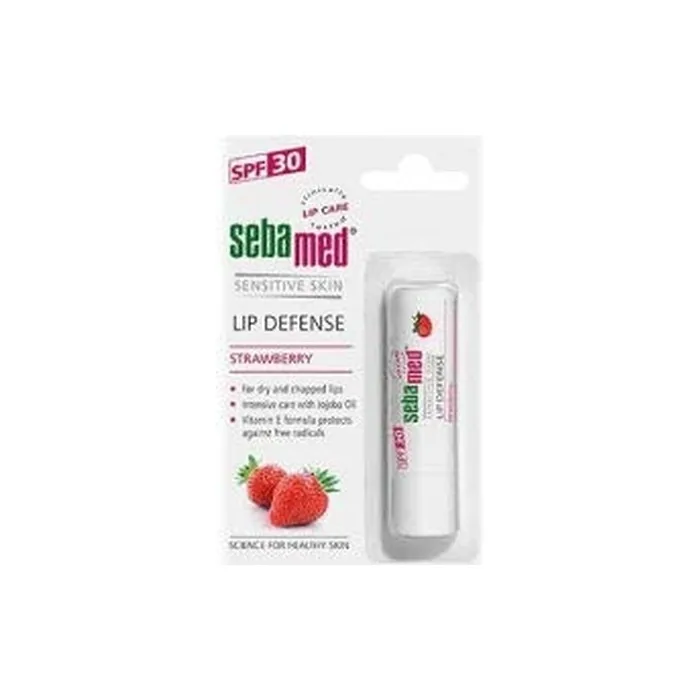 Sebamed Lip Defense Strawberry Stick 4.8g SPF 30