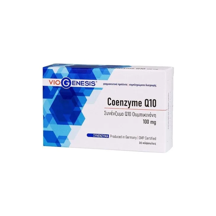 Viogenesis Coenzyme Q10 100mg 30 Capsules