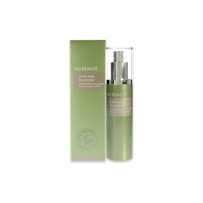 M2 Beaute Ultra Pure Solutions Hyaluron and Collagen Facial Nano Spray for Women 2.5 oz