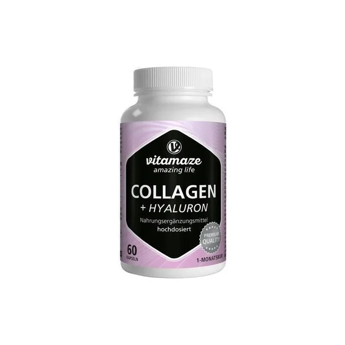 Collagen 300mg + Hyaluron 100mg High Dose Capsules 60 Pcs