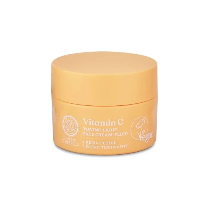 Natura Siberica Toning Light Face Cream Fluid 50ml With Vitamin C