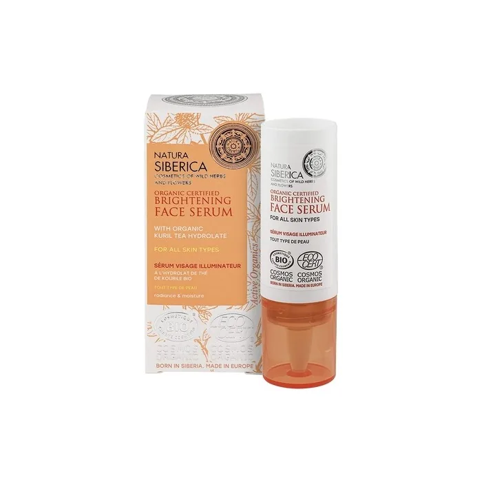 Natura Siberica Organic Certified Brightening Face Serum for All Skin Types