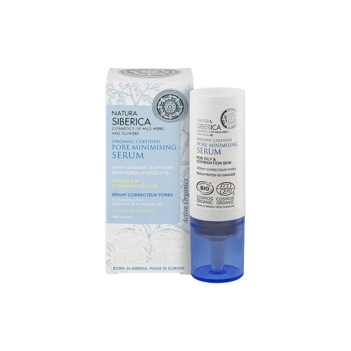 Natura Siberica Organic Certified Pore Minimising Serum for Oily & Combination Skin