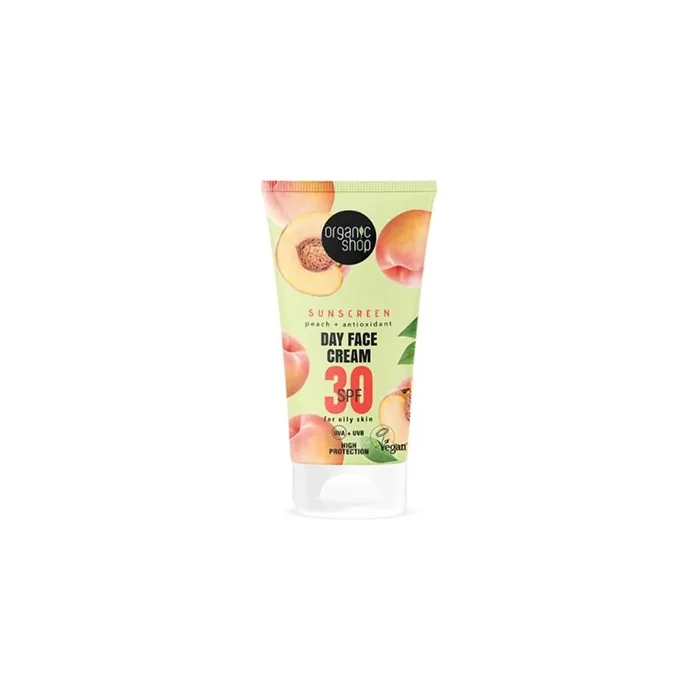 Organic Shop Peach Day Cream Spf 30 50ml