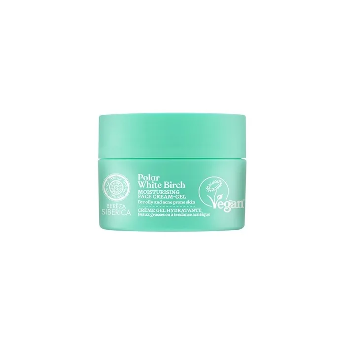 Siberica Professional Bereza Polar White Birch Moisturising Face Cream-Gel For Oily Skin And Acne-Prone Skin, 100ml
