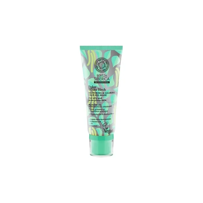 Bereza Siberica Vegan Rebuilding And Soothing Gel Face Mask For Oily Skin And Acne-Prone Skin 100ml