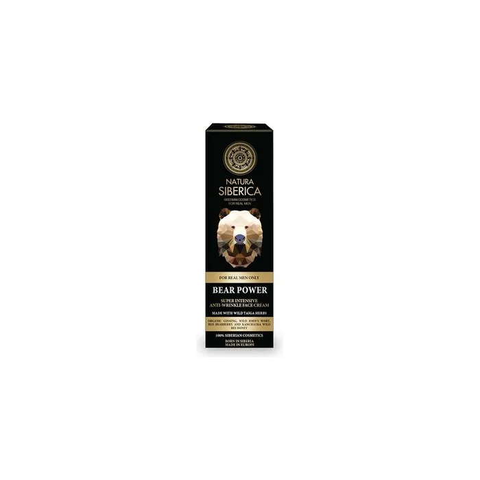 Siberica Professional Men Bear Power Super Intensive Anti-Wrinkle Face Cream - 50ml