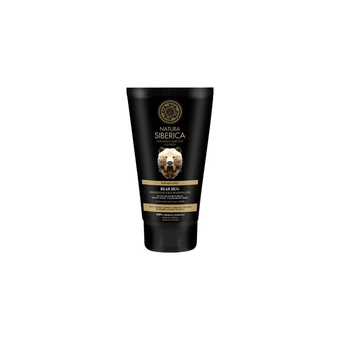 Siberica Professional Men Bear Hug Awakening Face Washing Gel - 150ml