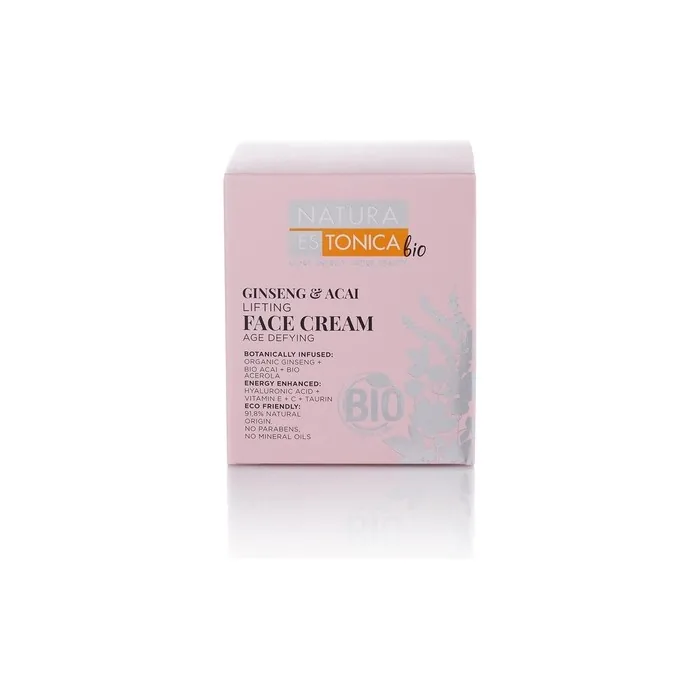 Natura Estonica Bio Ginseng & Acai Lifting Natural Face Cream 50ml