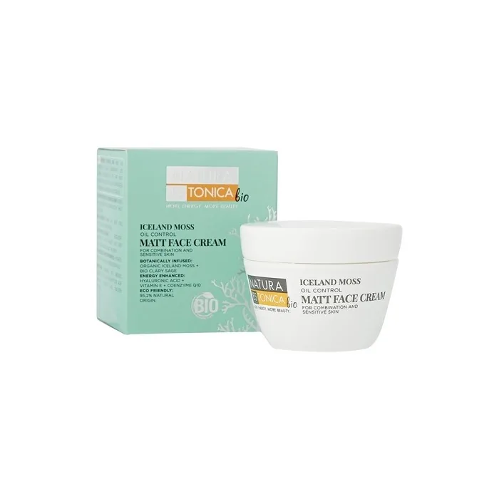 Natura Estonica Bio Face Cream Combination & Sensitive Skin Iceland Moss Oil Control 50ml