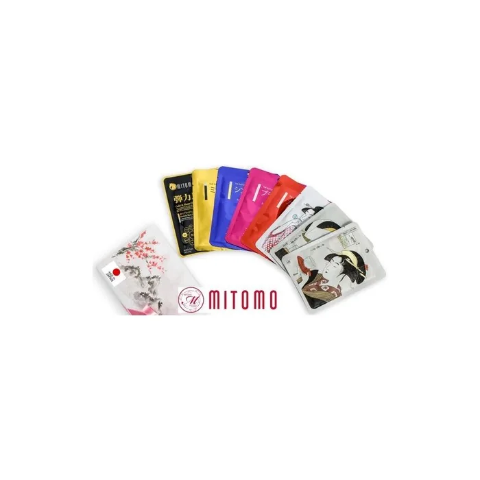 Mitomo Multipack - Gift Set - Japanese Facial Masks - 8 Pcs