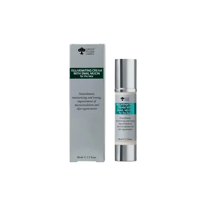 Green Pharm Cosmetics Rejuvenating Cream With Snail Mucin 50ml