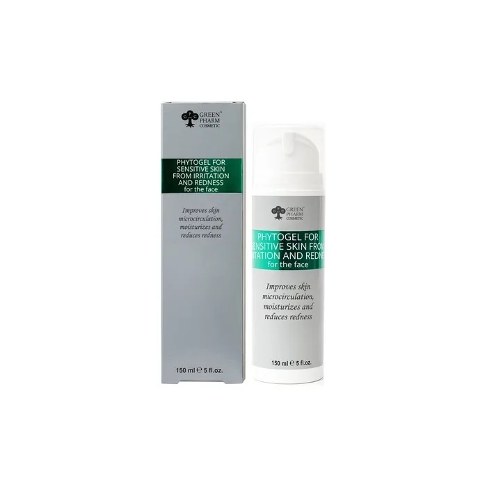 Green Pharm Cosmetics Phytogel For Sensitive Skin From Irritation And Redness Face Cream 150ml