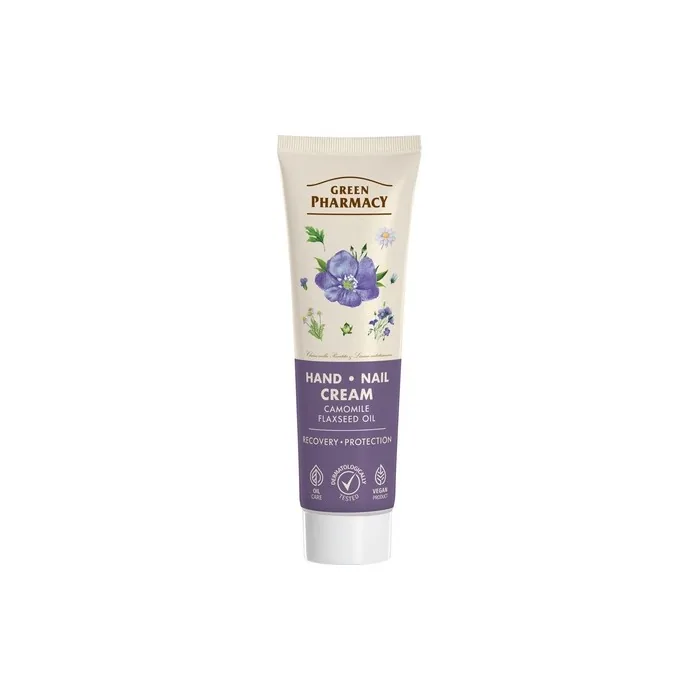 Elfa Pharm Green Pharmacy Hand And Nail Cream Chamomile And Flaxseed Oil 100 Ml