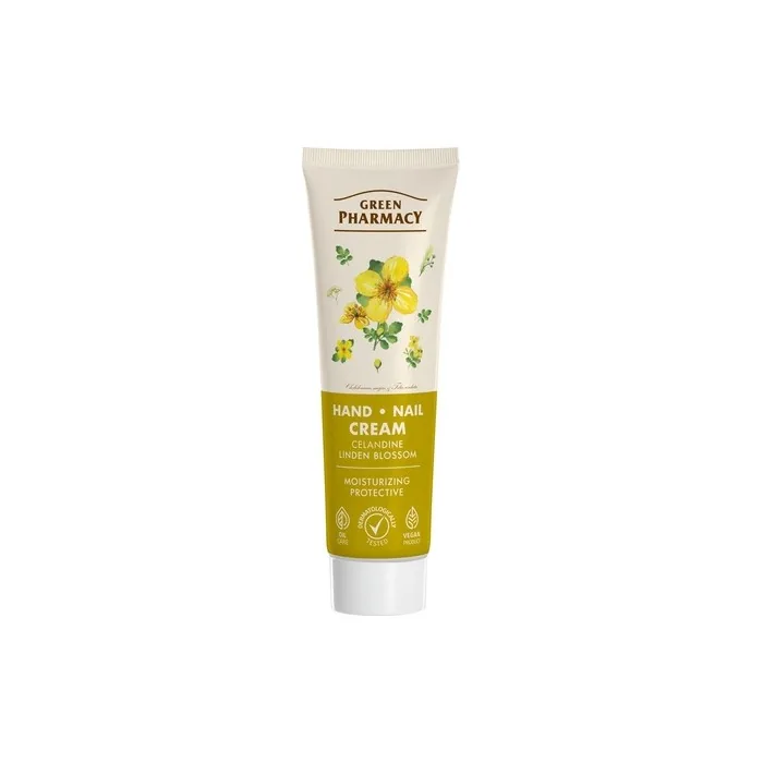 Elfa Pharm Green Pharmacy Hand And Nail Cream With Greater Celandine And Lime Flower 100 Ml