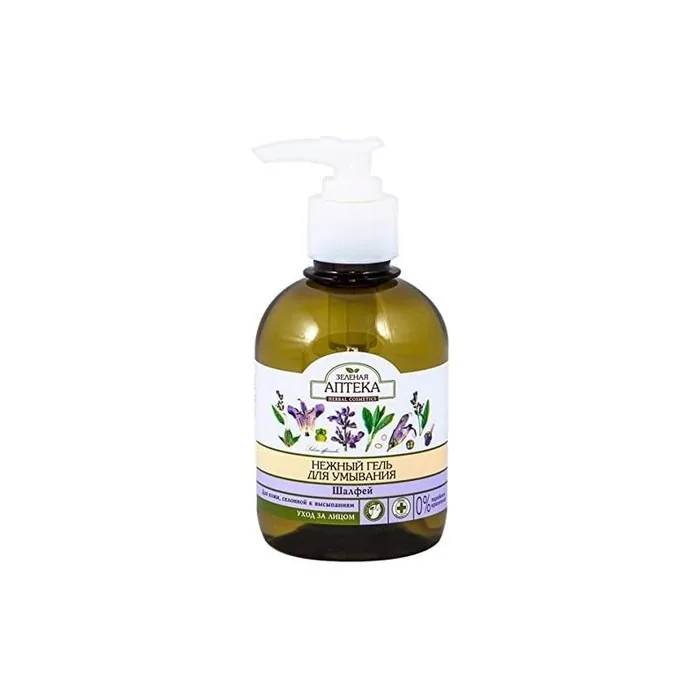 Gentle Gel Face Wash Sage 270ml Green Pharmacy