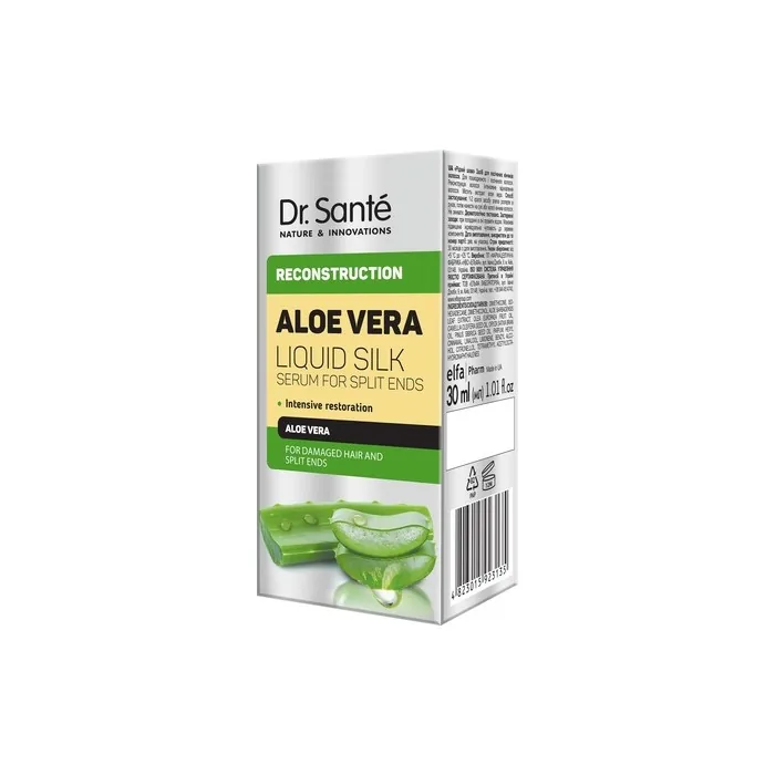 Elfa Pharm Dr Sante Aloe Vera Serum For Split Ends Liquid Silk 30 Ml
