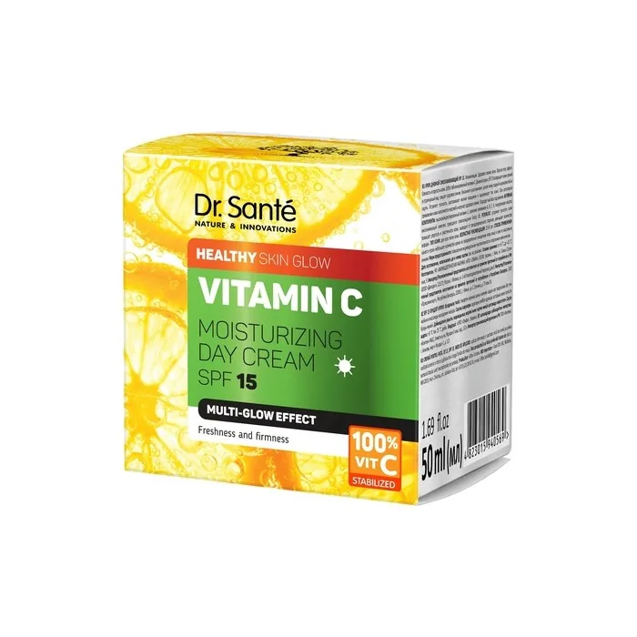 Elfa Pharm Drsante Vitamin C Moisturizing Day Cream With Vitamin C Spf15 50 Ml