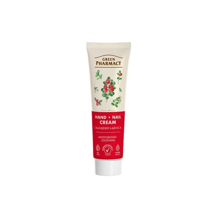 Elfa Pharm Green Pharmacy Hand And Nail Cream Cranberry And Arnica 100 Ml