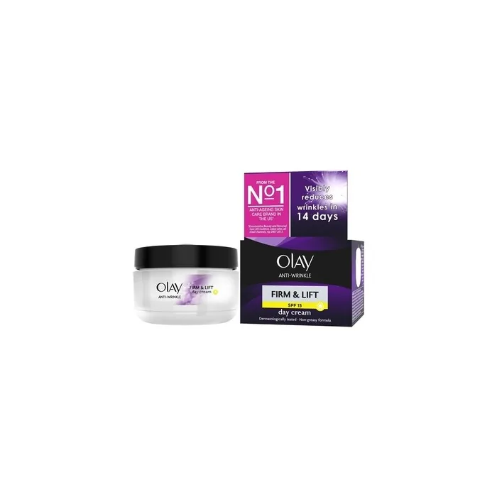 Olay Anti-Wrinkle Firm & Lift SPF 15 40+ Day Cream 1.7 Ounce