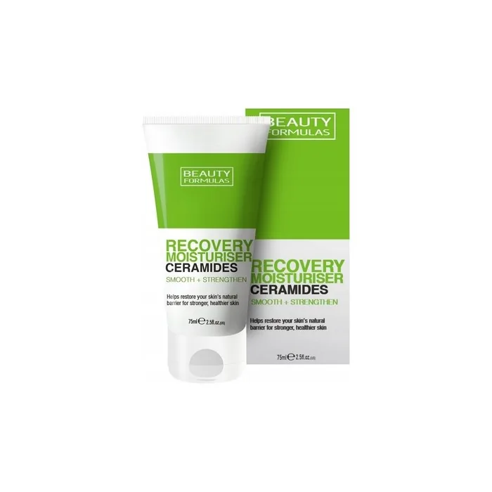 Beauty Formulas Recovery Moisturizer Regenerating Moisturizing Cream With Ceramides 75ml