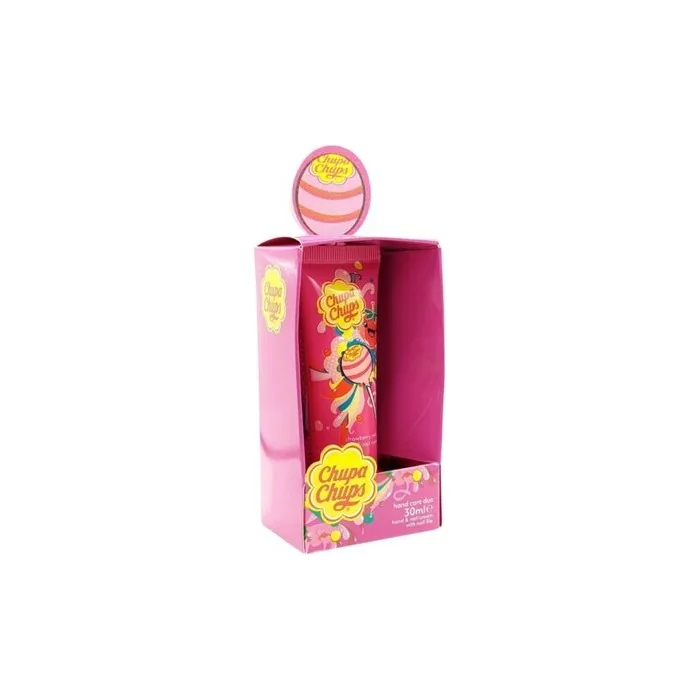 Chupa Chups Hand Care Duo Hand Nail Cream Strawberry 30ml And Nail File