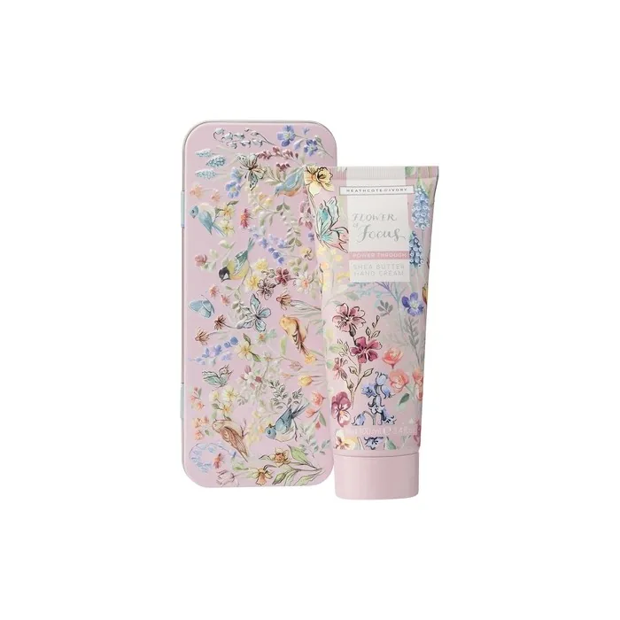 Heathcote & Ivory Hand Cream 100ml in Tin with Free Tester - Shea Butter Pick-Me