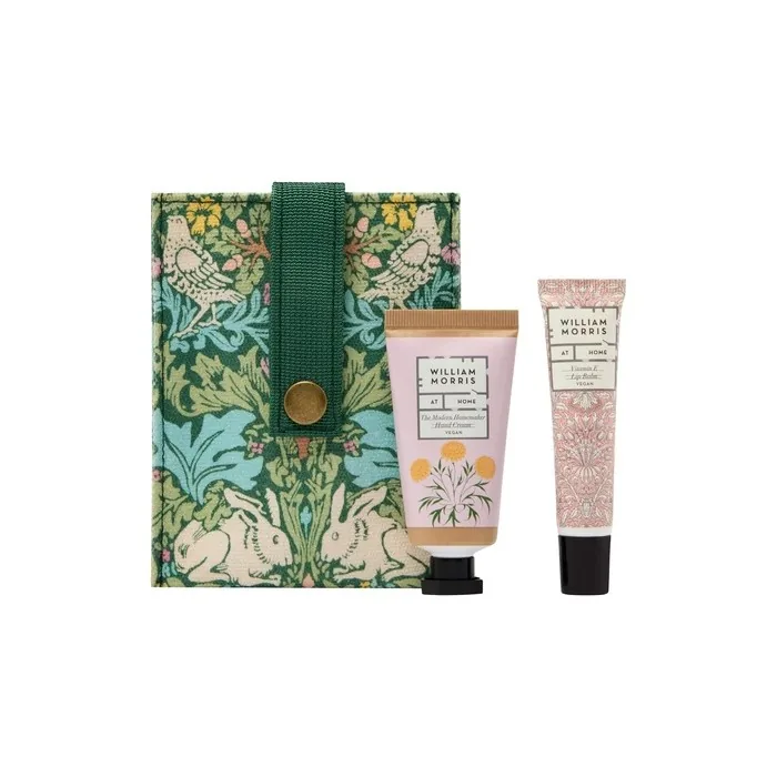 William Morris Hand Cream 30ml and Lip Balm 10ml