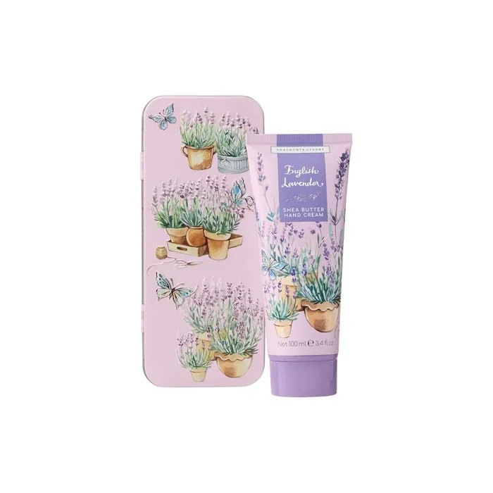 Heathcote & Ivory Hand Cream 100ml in Tin Lavender Scented