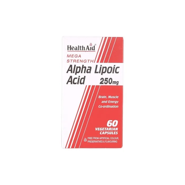 HealthAid Alpha Lipoic Acid 250mg 60 Vegicaps