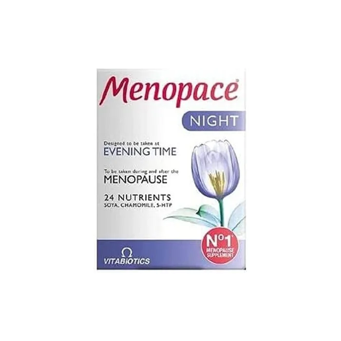 Vitabiotics Menopace Night Tablets 30 Capsules