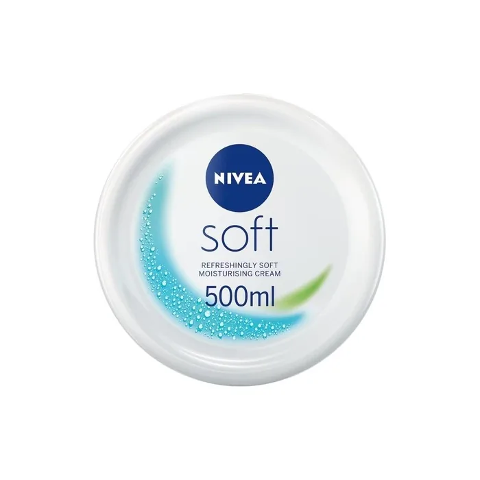 Nivea Soft Moisturising Cream 500ml - For Face and Body