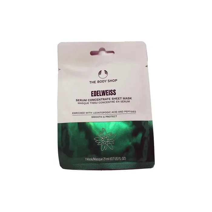 The Body Shop Serum Concentrate Sheet Mask Edelweiss Smooth & Protect