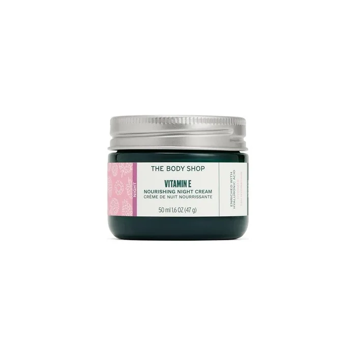 The Body Shop Vitamin E Night Cream for All Skin Types Vegan 1.6 Oz