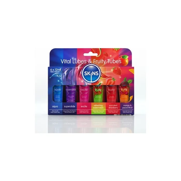 Skins 12ml Sampler Tubes Vital Fruity 6 Pack
