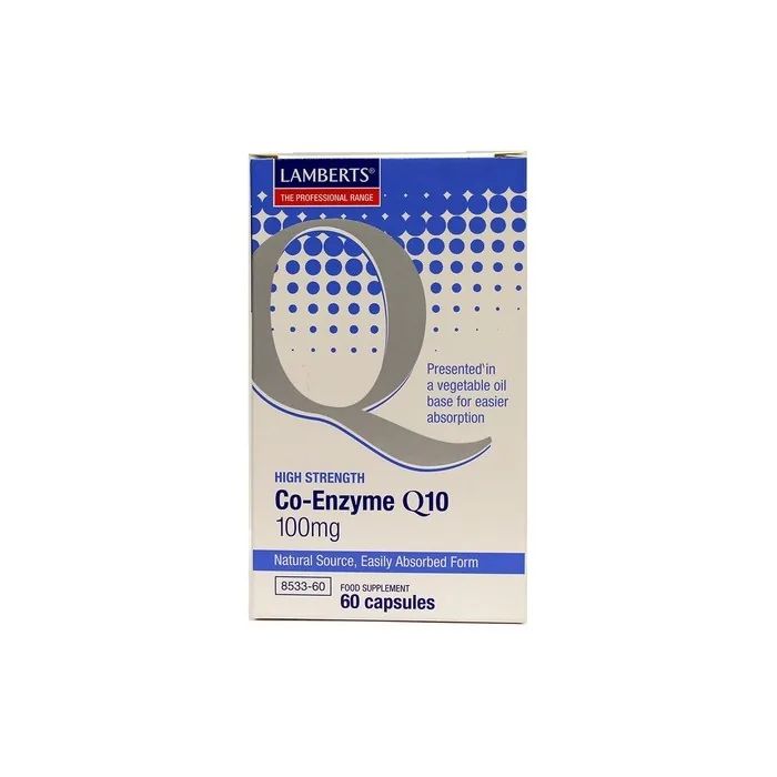 Lamberts Co-Enzyme Q10 100mg 60 Capsules
