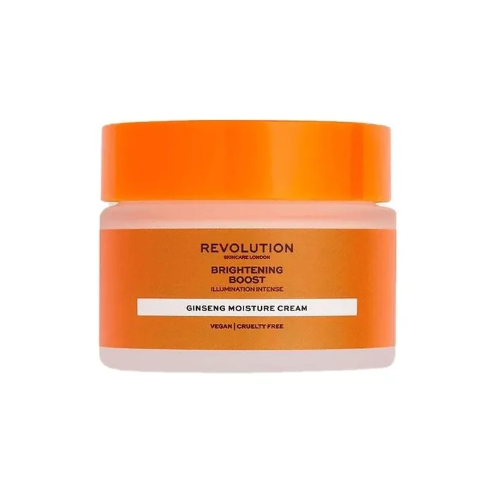 Revolution Skincare Brightening Boost Ginseng Moisture Cream 50ml - Vegan