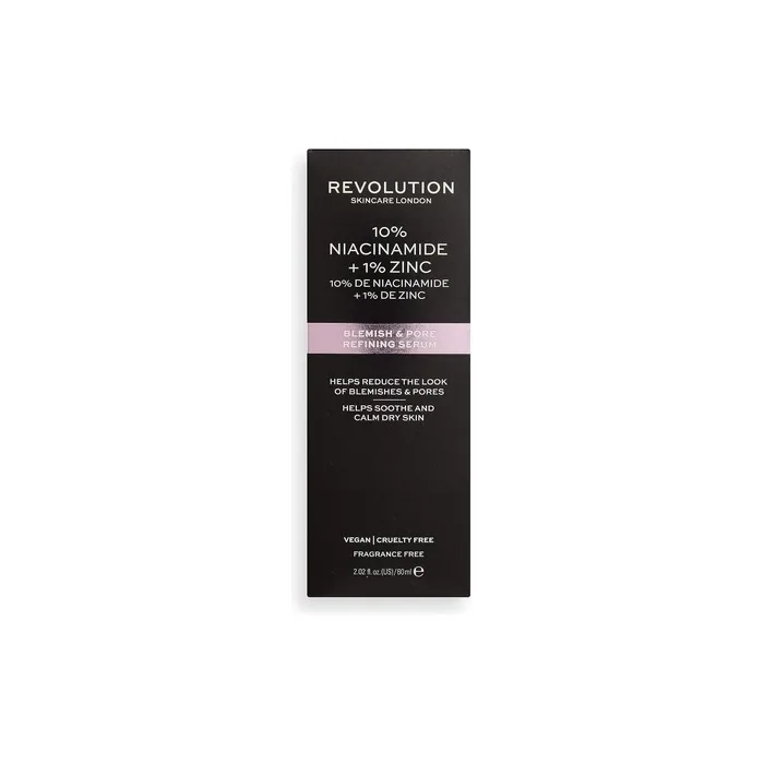 Revolution Skincare London Niacinamide and Zinc Serum for Blemishes and Pores 60ml