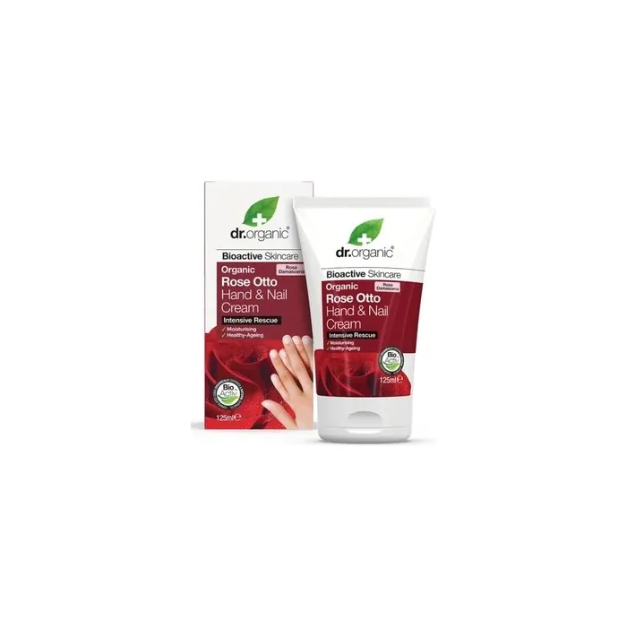 Dr Organic Dr Organic Rose Otto Hand & Nail Cream 125ml