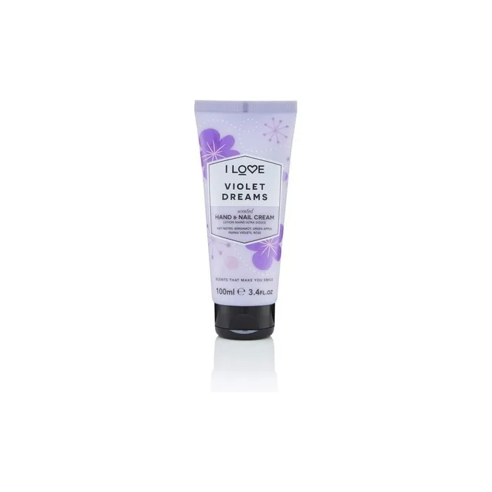 I Love Violet Dreams Scented Hand & Nail Cream with Shea Butter
