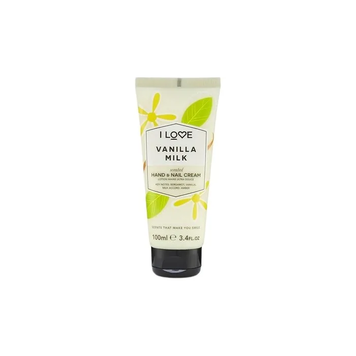 I Love Scented Hand & Nail Cream Moisturizing Cream For Hands And Nails Vanilla Milk 100ml