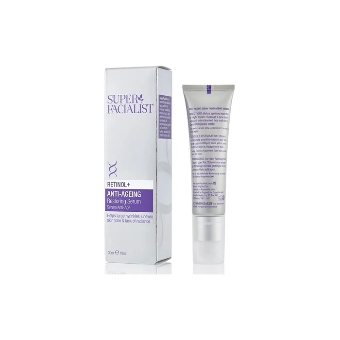 Super Facialist Retinol+ Anti-Ageing Serum with Hyaluronic Acid & Collagen Boosting White Lupin Seeds 30ml
