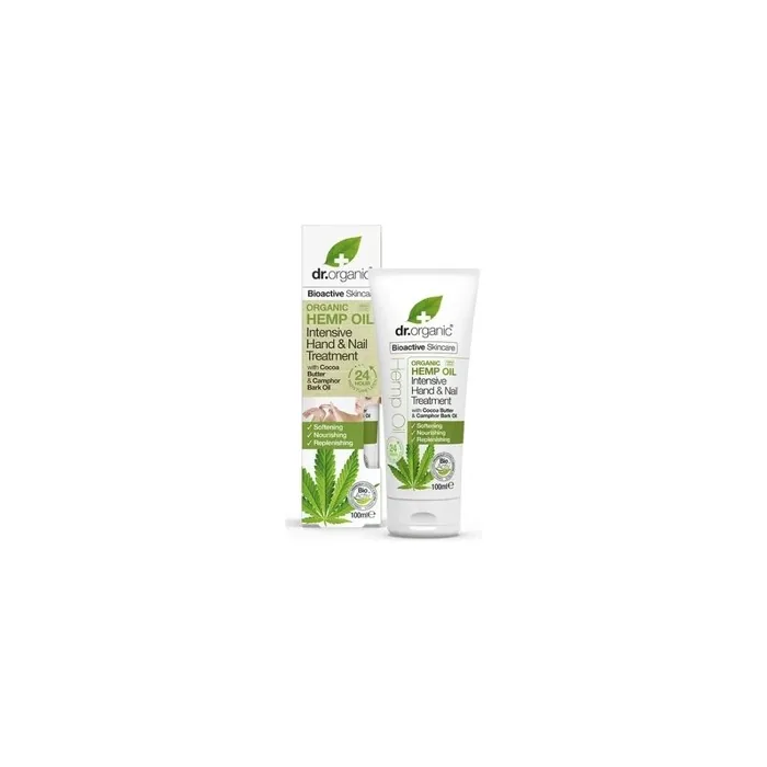 Dr Organic Dr Organic Hemp Oil Intensive Hand & Nail Treatment 100ml