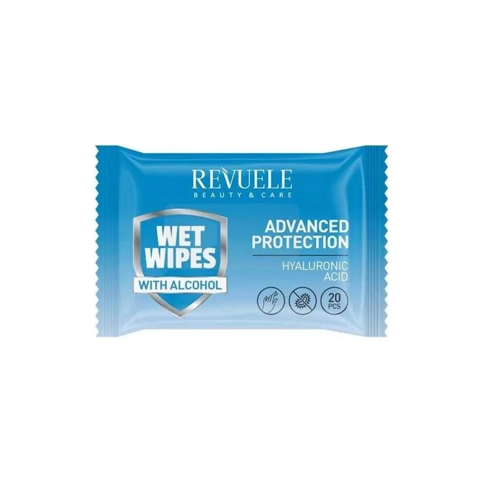 Revuele Wet Wipes Advanced Protection Hyaluronic & Alcohol