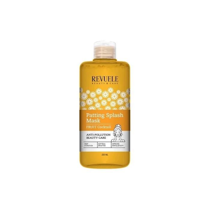 Revuele Patting Splash Fruit Cocktail Mask 250ml - 100% Pure Natural and Organic - Protects Your Skin from Pollution and Daily Stress - Skin Care