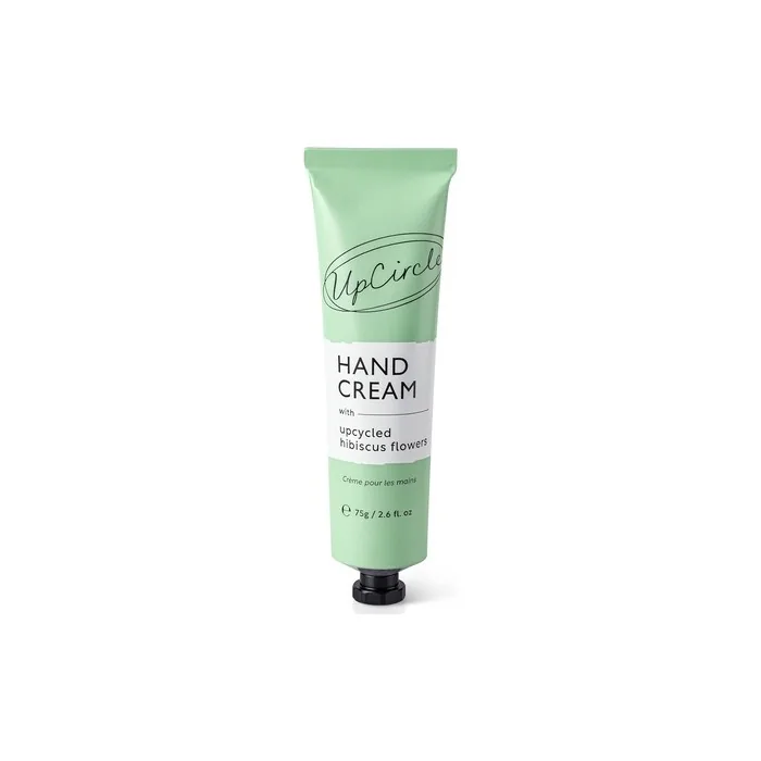 UpCircle Hand Cream with Hibiscus Flowers and Shea Butter - Nourishing and Protecting - Dermatologically Approved for Sensitive Skin - Natural, Vegan and Cruelty-Free