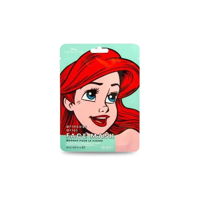 Disney Mad Beauty Pop Princess Face Mask Ariel A Fun And Themed Face Mask